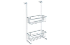 Greek 2-Tier Shower Caddy - Chrome
