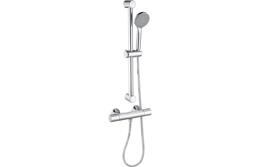 Tugela Cool-Touch Thermostatic Bar Mixer Shower - Chrome