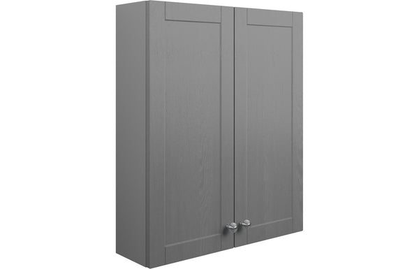 Bushton 600mm 2 Door Wall Unit - Grey Ash