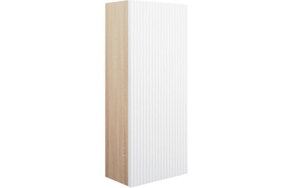 Bushton 300mm 1 Door Wall Unit - Matt White