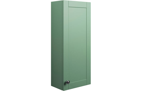 Bushton 300mm 1 Door Wall Unit - Matt Sage Green