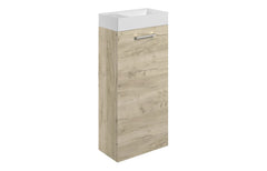 Bradford 410mm F/S Basin Unit & C/C Toilet Pack - Oak