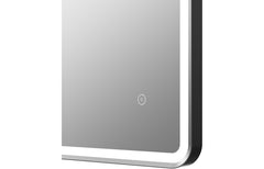 Millie 600mm Rectangle Front-Lit LED Mirror - Matt Black