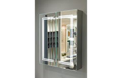 Darcie 600mm 2 Door Front-Lit LED Mirror Cabinet
