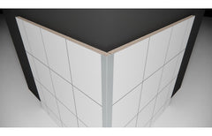 Fibo Aluminium Small L-Shaped Profile 2.4m