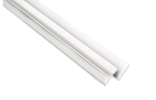 Fibo White PVC Internal Corner Profile 2.4m