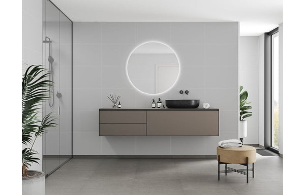 Fibo Contemporary - Light Grey (Tile Effect) - Single