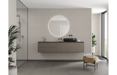 Fibo Contemporary - Warm Grey (Tile Effect) - Pk/2