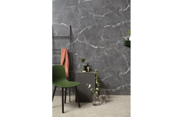 Fibo Marble - Black Marble (Plain Marble) - Single