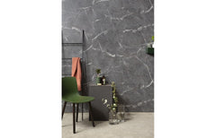 Fibo Marble - Black Marble (Plain Marble) - Single