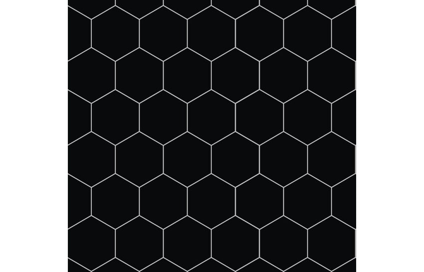Fibo Urban - Black Silk (Hexagonal) - Pk/2