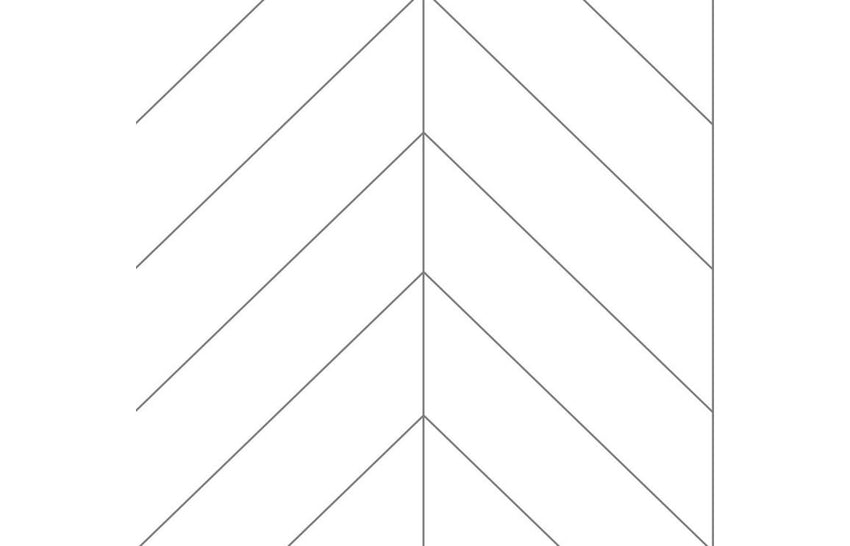 Fibo Urban - Denver White (Chevron) - Pk/2
