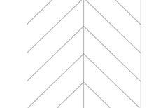 Fibo Urban - Denver White (Chevron) - Pk/2