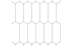 Fibo Urban - Denver White (Elongated Hexagonal) - Pk/2