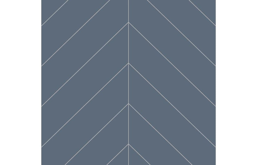 Fibo Urban - Dusty Blue (Chevron) - Pk/2
