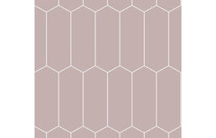 Fibo Urban - Dusky Pink (Elongated Hexagonal) - Pk/2