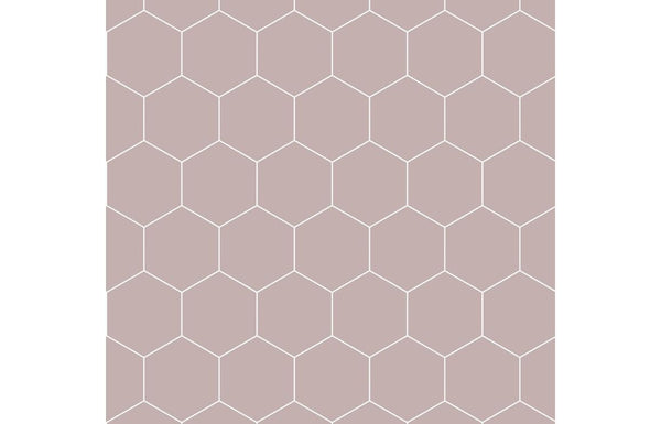 Fibo Urban - Dusky Pink (Hexagonal) - Pk/2