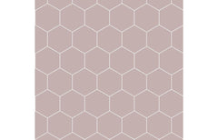 Fibo Urban - Dusky Pink (Hexagonal) - Pk/2