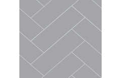 Fibo Urban - Medium Grey (Herringbone) - Pk/2