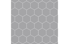 Fibo Urban - Medium Grey (Hexagonal) - Pk/2