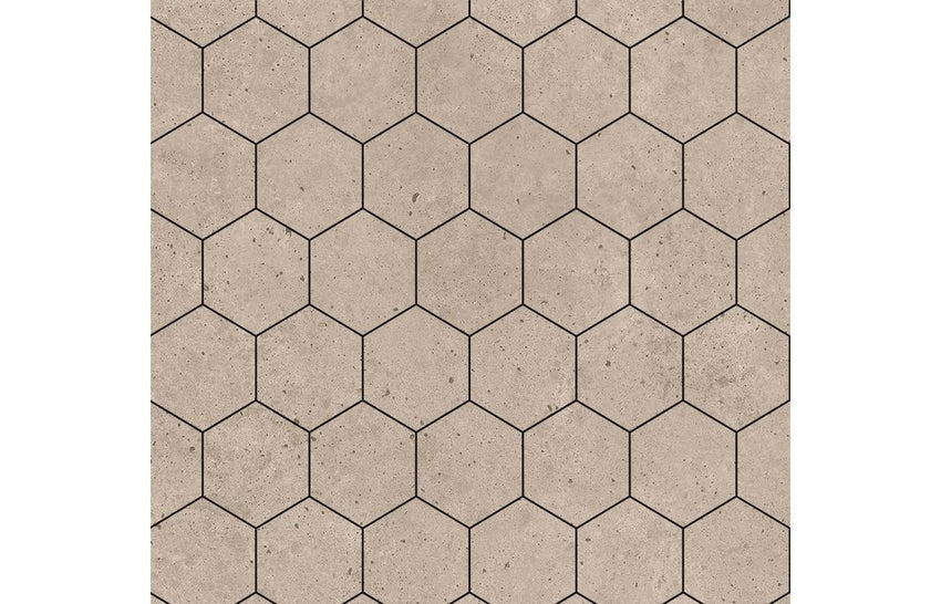 Fibo Urban - Rough Cement (Hexagonal) - Single