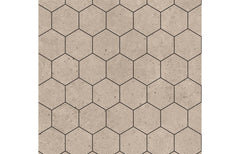 Fibo Urban - Rough Cement (Hexagonal) - Single