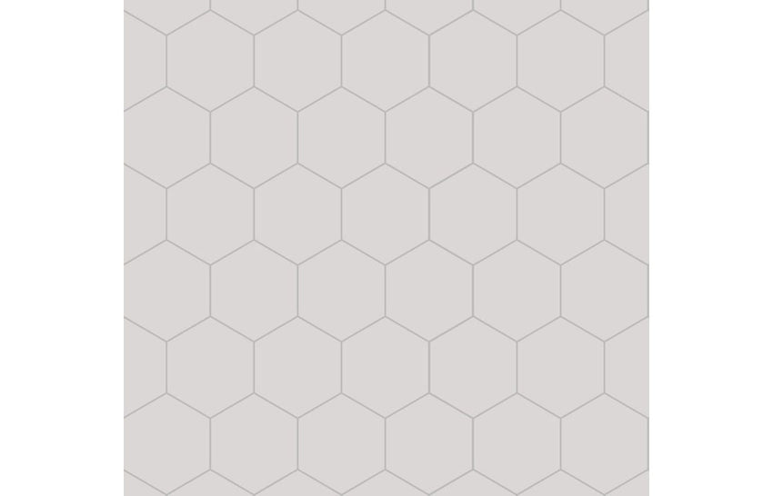 Fibo Urban - White Silk (Hexagonal) - Pk/2