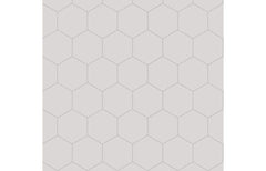 Fibo Urban - White Silk (Hexagonal) - Single