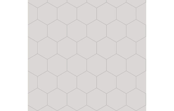 Fibo Urban - White Silk (Hexagonal) - Pk/2