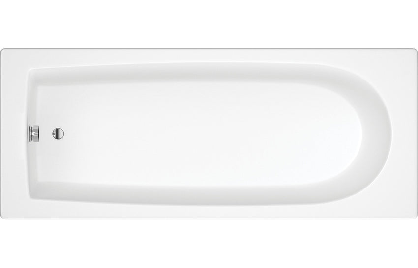 Ocean Round Single End 1600x700x550mm 0TH Bath w/Legs