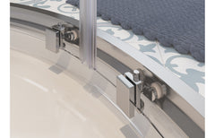 kilo 500mm Wetroom Panel & Support Bar - Chrome