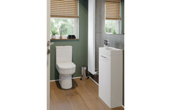 Bradford 410mm F/S Basin Unit & C/C Toilet Pack - Oak
